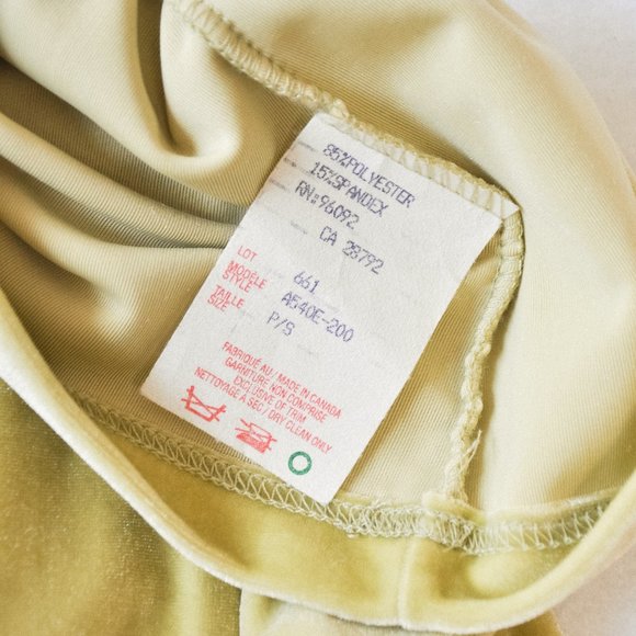 Vintage Velvet Mockneck Tshirt - Picture 4 of 5